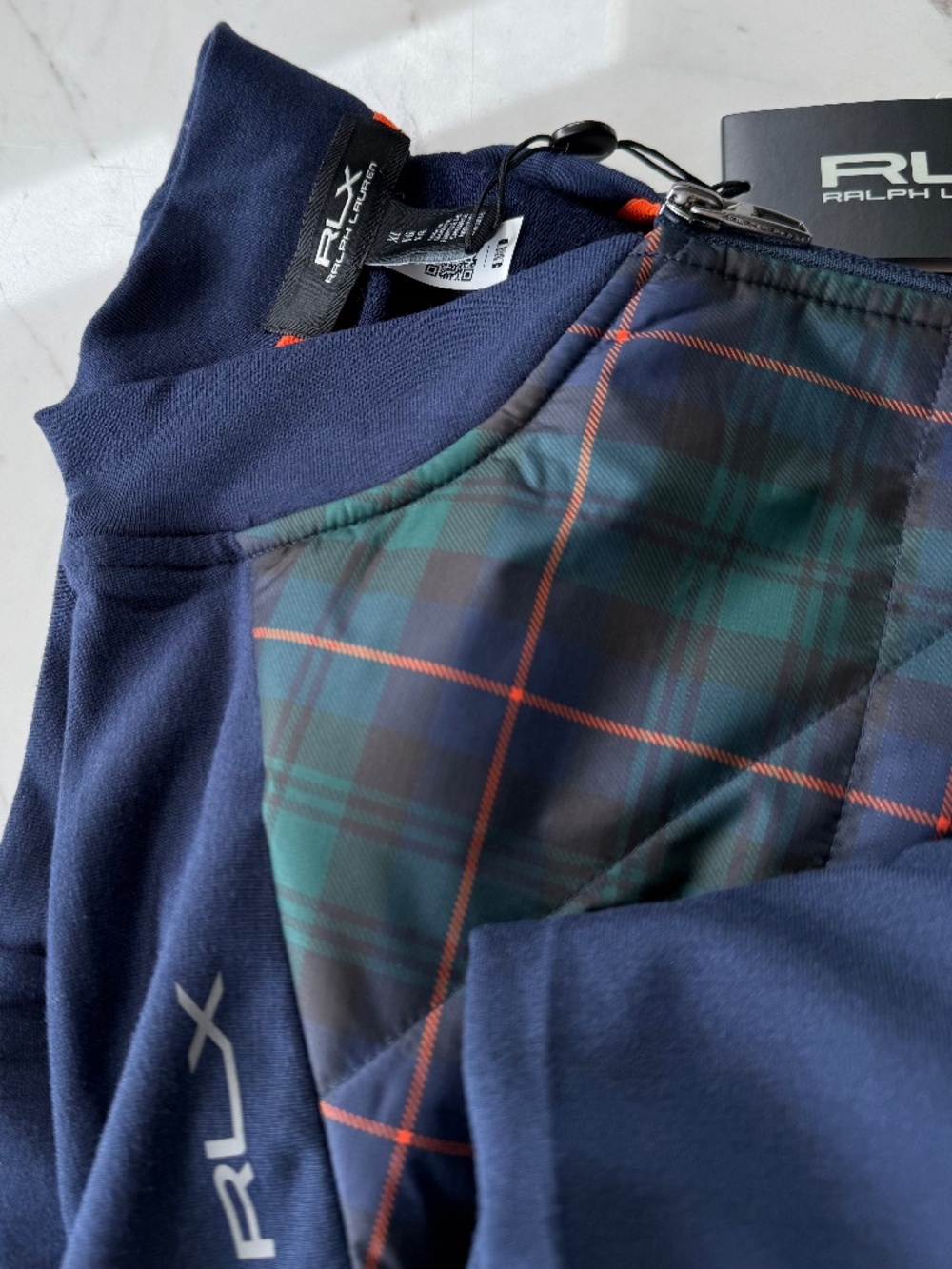 New RLX Ralph Lauren Hybrid Mockneck Wool Jacket Full Zip